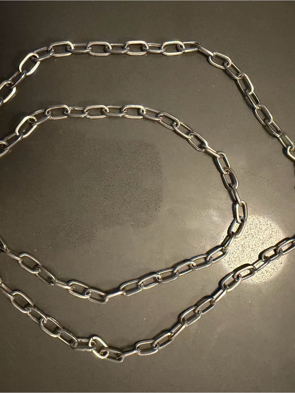 Silver Link Chain Necklace - Picture 2 of 2
